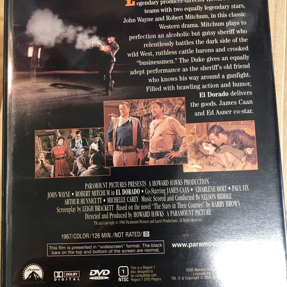 El Dorado Movie DVD 📀 - Picture 2 of 5